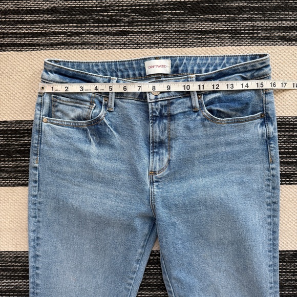 Driftwood Women's Colette Light Blue Jeans with Embroider Tapper - Picture 8 of 14